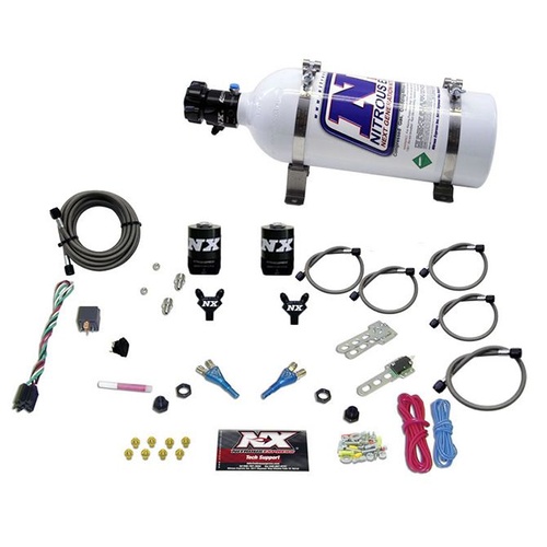 Nitrous Express Gm Efi Dual Nozzle (100-300Hp) w/ 5LB Bottle , Kit