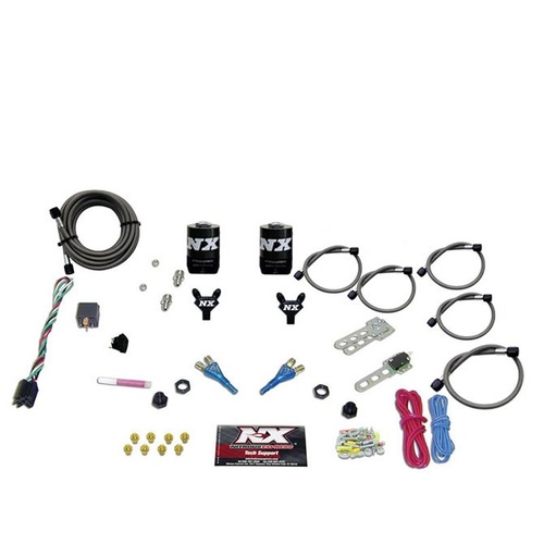 Nitrous Express Dodge Efi Full Race (100-150-200-300Hp) Dual Nozzle Less Bottle, Kit