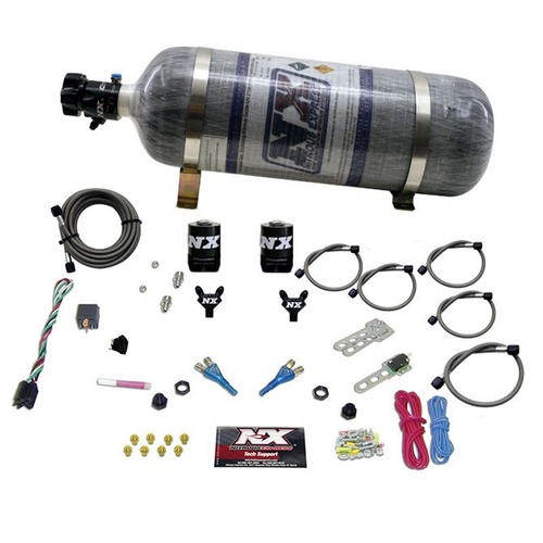 Nitrous Express Dodge Efi Full Race (100-150-200-300Hp) Dual Nozzle w/ Composite Bottle , Kit