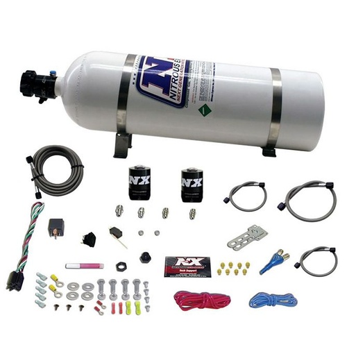 Nitrous Express Dodge Efi Race (100-150-200-250Hp) Single Nozzle w/ 15LB Bottle , Kit