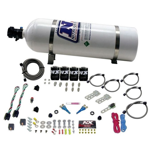 Nitrous Express Dodge Efi Dual Stage (50-75-100-150Hp) X 2 w/ 15LB Bottle , Kit