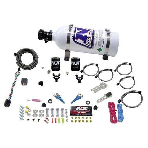 Nitrous Express Sport Compact, Dual Nozzle, 35-50-75 Hp, 5Lb Bottle, Kit