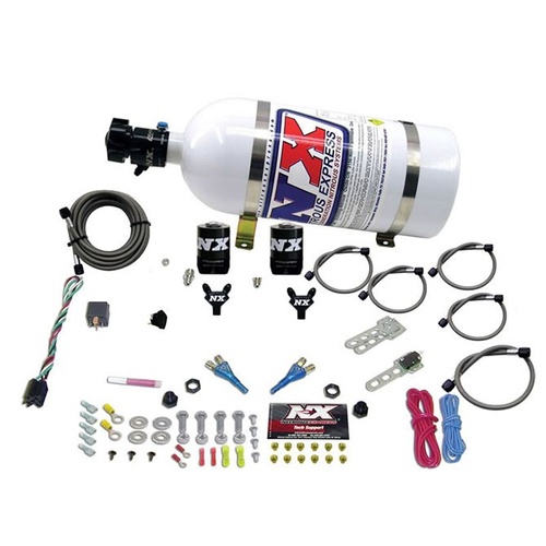 Nitrous Express Sport Compact, Dual Nozzle, 35-50-75 Hp, 10Lb Bottle, Kit