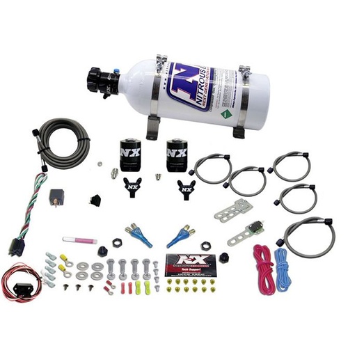 Nitrous Express Nissan/Infinity, Dual Nozzle, 35-150 Hp, 5Lb Bottle, Kit Bottle, Kit