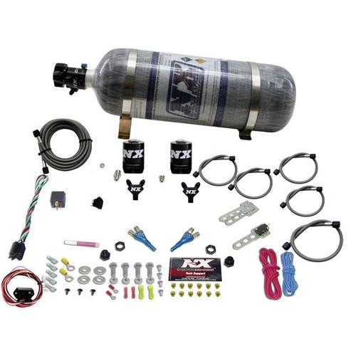 Nitrous Express Nissan/Infinity, Dual Nozzle, 35-150 Hp, Composite Bottle, Kit