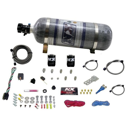 Nitrous Express E85 Universal Single Nozzle System For Efi w/ Composite Bottle , Kit