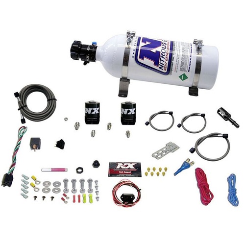 Nitrous Express Hemi/Srt8, Single Nozzle, Fly-By-Wire, 35-150 Hp, 5Lb Bottle, Kit