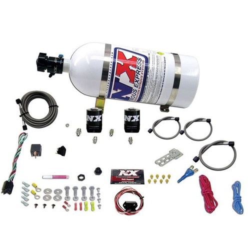 Nitrous Express Universal, Fly By Wire, Single Nozzle, TPS Switch, 150 Hp, 10Lb Bottle, Kit 