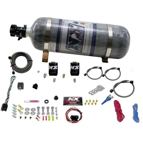 Nitrous Express Universal, Fly By Wire, Single Nozzle, TPS Switch, 150 Hp, 12Lb Bottle, Kit