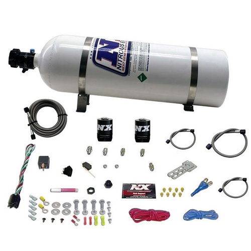 Nitrous Express All Ford Efi Single Nozzle System (35-50-75-100-150 Hp) w/ 15LB Bottle  , Kit