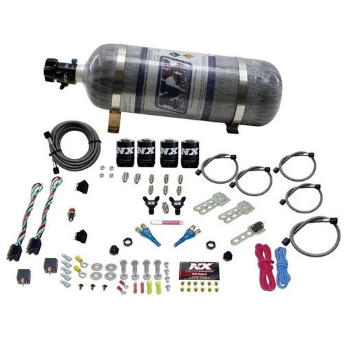 Nitrous Express Sport Compact Efi Dual Stage (35-75) X 2 w/ Composite Bottle, Kit
