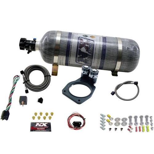 Nitrous Express Nitrous Plate System, 5th Gen Camaro, 50-150Hp, 200-225Hp, Jetting Available, 12Lb Bottle