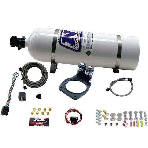 Nitrous Express Nitrous Plate System, 5th Gen Camaro, 50-150Hp, 200-225Hp, Jetting Available, 15Lb Bottle
