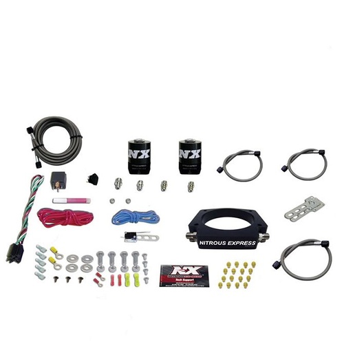 Nitrous Express Nitrous Plate System, For Chevrolet, LS, 102mm, 50-400Hp, 4-Bolt, Without Bottle