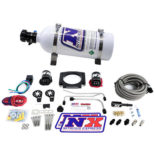 Nitrous Express Nitrous Oxide Injection System Kit LS Single Entry 90mm Plate Hardline System