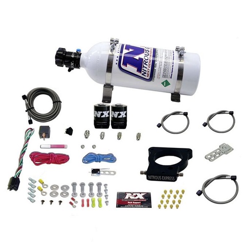 Nitrous Express Nitrous Plate System, Chevrolet, LS, 78mm 3-Bolt, 50-350Hp, 5Lb Bottle