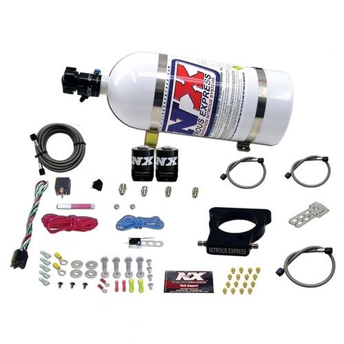 Nitrous Express Nitrous Plate System, Chevrolet, LS, 78mm 3-Bolt, 50-350Hp, 10Lb Bottle
