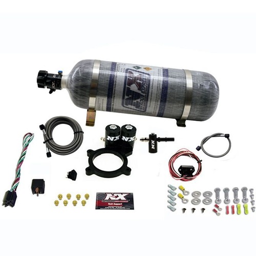 Nitrous Express Nitrous Plate System, 2014-Newer GM, 5.3L Truck, 50-250Hp, Composite Bottle