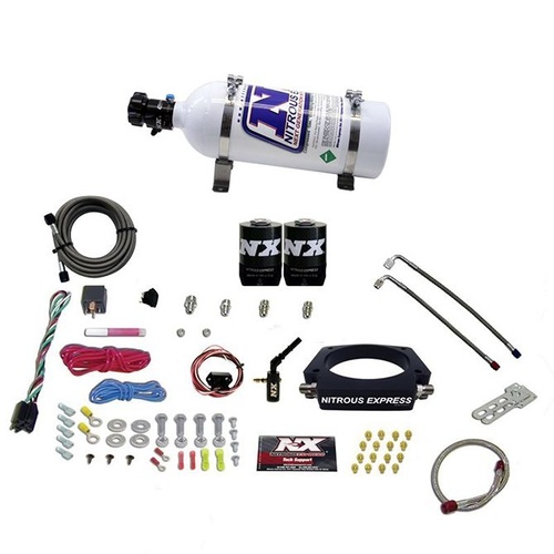 Nitrous Express Nitrous Plate System, 2014-Newer GM, 6.2L Truck, 35-300Hp, 5Lb Bottle