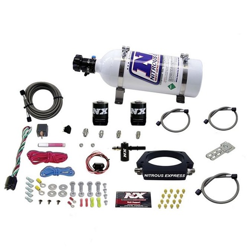 Nitrous Express Nitrous Plate System, C7 Corvette, 50-300Hp, 5Lb Bottle