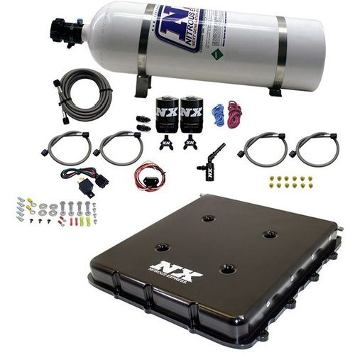Nitrous Express Nitrous System w/ Billet Lt4 Supercharger Lid W/ 15LB Bottle, Kit