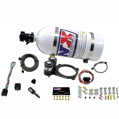 Nitrous Express Nitrous Plate System, Dodge Hellcat, Throttle Body, 10Lb Bottle