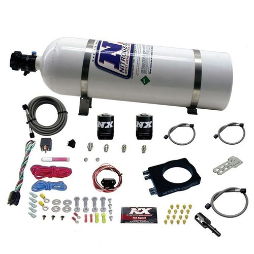Nitrous Express Nitrous Plate System, Gt500 (50-250Hp) 15Lb Bottle