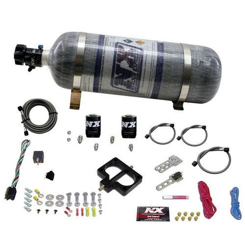 Nitrous Express Nitrous Plate System, Ford 4 Valve (50-300Hp) Composite Bottle