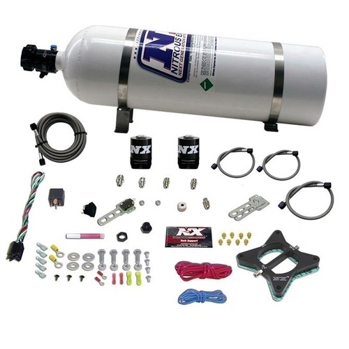 Nitrous Express 4.6L 2 Valve Plate System w/ 15LB Bottle, Kit