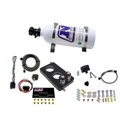 Nitrous Express Nitrous Plate System, 4.6L, 3 Valve, 5Lb Bottle