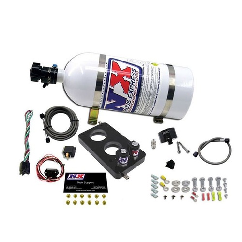 Nitrous Express Nitrous Plate System, 4.6L, 3 Valve, 10Lb Bottle