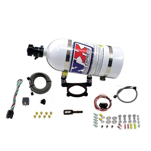 Nitrous Express 5.0L Coyote And 7.3L Godzilla Plate System (50-200Hp) w/ 10LB Bottle, Kit