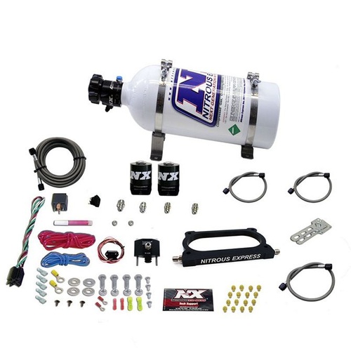 Nitrous Express Gt500 Nitrous Plate System (50-250Hp) w/ 5LB Bottle, Kit