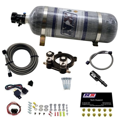 Nitrous Express Nitrous Plate System, Ecoboost, Ford 4 Cyl, 2.3L, 12Lb Bottle