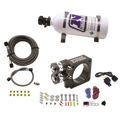 Nitrous Express Nitrous Plate System, Ford Pushrod Style Engine, 5.0L, 5Lb Bottle