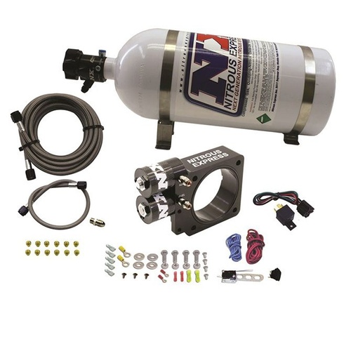 Nitrous Express Nitrous Plate System, Ford Pushrod Style Engine, 5.0L, 10Lb Bottle