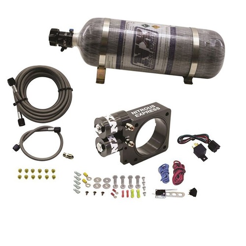Nitrous Express Nitrous Plate System, Ford Pushrod Style Engine, 5.0L, 12Lb Bottle