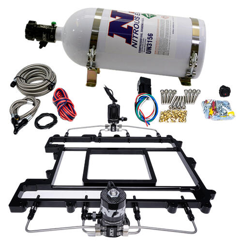 Nitrous Express GM Chev Holden Commodore VF LSA, Dry Direct Port Plate System, 10Lb Bottle, Kit
