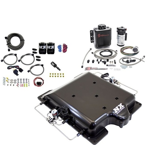 Nitrous Express Dual Ntercooler Ring System (2 - 6 X 6 Rings) Less Bottle, Kit