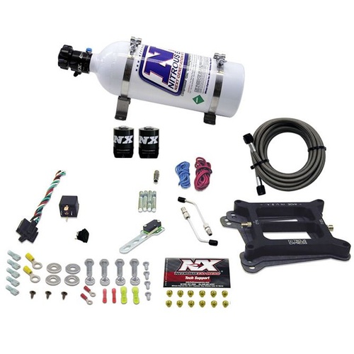 Nitrous Express 4150 4-Bbl/Gasoline (50-100-150-200-250-300Hp) w/ 5LB Bottle, Kit