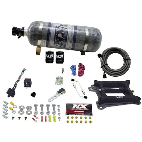 Nitrous Express 4150 4-Bbl/Alcohol (50-100-150-200-250-300Hp) w/ Composite Bottle, Kit