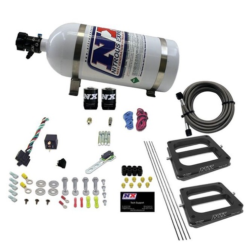 Nitrous Express Dual/Dominator/Alcohol (50-100-150-200-250-300Hp) w/ 10LB Bottle, Kit