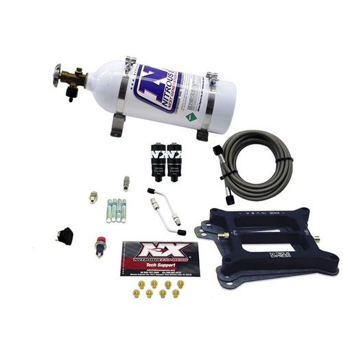 Nitrous Express 4150 Hitman 4-Bbl (100-150-200Hp) w/ 5LB Bottle, Kit