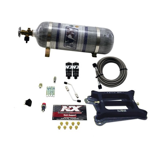 Nitrous Express 4150 Hitman 4-Bbl (100-150-200Hp) w/ Composite Bottle, Kit