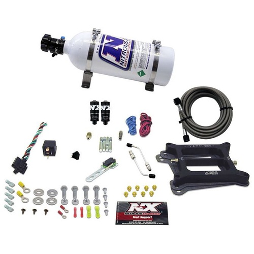 Nitrous Express 4150 Hitman Plus 4-Bbl (50-100-150-200Hp) w/ 5LB Bottle, Kit