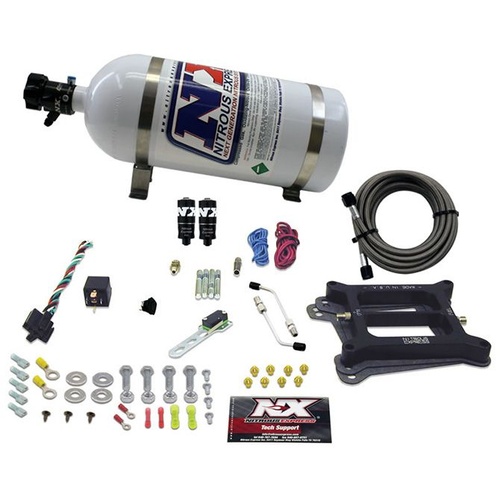 Nitrous Express 4150 Hitman Plus 4-Bbl (50-100-150-200Hp) w/ 10LB Bottle, Kit