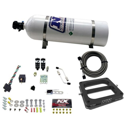 Nitrous Express Dominator Hitman Plus (50-100-150-200Hp) w/ 15LB Bottle, Kit