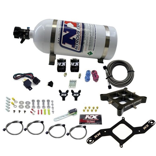 Nitrous Express 4150 Billet Crossbar Stage 6 (50-100-150-200-250-300Hp) 10Lb Bottle.