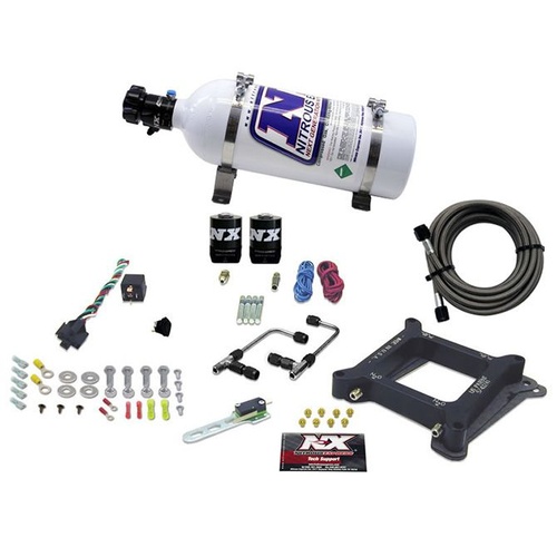 Nitrous Express 4150 Gemini Stage 6 Alcohol (50-100-150-200-250-300Hp) w/ 5LB Bottle, Kit