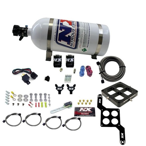 Nitrous Express Dominator Billet Crossbar Stage 6 (50-100-150-200-250-300Hp) 10Lb Bottle.